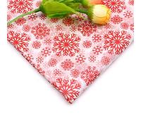 Namzi Wrapping Paper, Snowflake red Design, 26 * 19.7in,10 Sheets,for Holiday, Birthday, Festival Gift Decoration