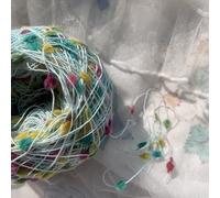 Namzi Yarn Ball 2 Roll, Acrylic Dacron Blend, Candy Pom Mix for Knitting Crochet, Crafts, DIY Gifts, Premium Yarn （A80）
