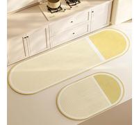 Namzi Yellow Bathroom Rug Mat,Bath Carpet for Home Bathroom Decor,16 * 24 Inch,1 Piece A