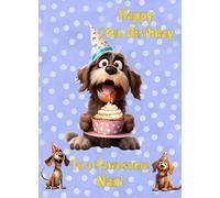 Nan 70th Birthday Card (Funny Dog Humour)
