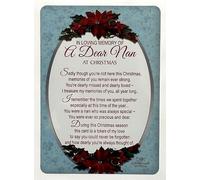 Nan Christmas Grave Side Card, 15.2 x 10.2 cm, Beautiful Verse