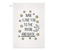 Nan I Love You to The Moon and Back Tea Towel Dish Cloth