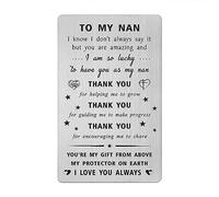 Nan Mother's Day Card - Gifts for Nan Birthday Card from Grandchild - Nan Wedding Easter Thanksgiving Gift