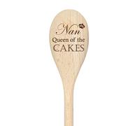 Nan Queen Of The Cakes Spoon Funny Wooden Spoon 60 SECOND MAKEOVER Beige One Size