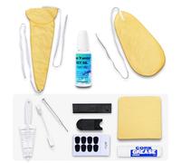 Nan Yante Saxophone Cleaning Care Kit：Cleaning Swab+Necking Swab+Key Oil+Cork Grease+Mouthpiece/Dust Brush+Thumb Rest+Mouthpiece Pad...Professional kit for all Musicians and Students