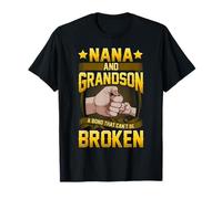 Nana And Grandson A Bond That Can't Be Broken Shirt Gift T-Shirt