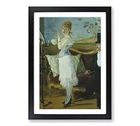 Nana by Edouard Manet Framed Print | A2 Black Framed Wall Art | Ready to Hang | Modern Nature Picture | Living Room Bedroom Lounge Office