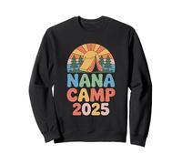 Nana Camp 2025 Family Grandkids Summer Fun Sweatshirt