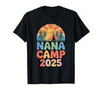 Nana Camp 2025 Family Grandkids Summer Fun T-Shirt