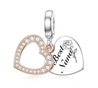 Nana Charms for Pandora Charms Love Heart Dangle Family Beads Present
