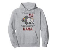 Nana Elephant My Heart Could Hold Til Someone Called Me Nana Pullover Hoodie