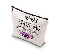 Nana Gift Nana Birthday Mother’s Day Gift Grandma Cosmetics Bag Toiletry Bag for Traveling (Nana's Travel Bag EU)