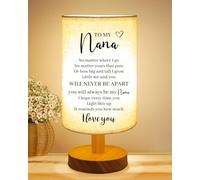 Nana Gifts from Granddaughter Grandson, to My Nana Fabric Table Lamp, Nana Birthday Christmas Gifts, Bedside Table Lamp Gifts for Grandma, Nana, Mimi, Gigi
