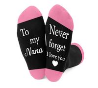 Nana Gifts,Presents for Nana Christmas Xmas Birthday Personalised Mothers Day Mother's Day Valentines Anniversary Funny Gifts for Grandma Grandparents Gift Ideas Novelty Socks from Grandchildren