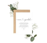 Nana & Grandad to be Poem Pregnancy Announcement A5 Card with envelope, Pregnancy Reveal, Nana Grandad to be, Pregnancy Announcement Card