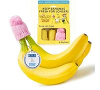NANA HATS Banana Freshness Preserver, Keep Bananas Fresh Longer, Ideal for Organic Bananas, Innovative Banana Holder for Home Use, Extend Freshness of Your Fruit, AS SEEN ON SHARK TANK, Pink