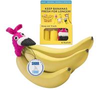 NANA HATS Banana Freshness Preserver, Keep Bananas Fresh Longer, Ideal for Organic Bananas, Innovative Banana Holder for Home Use, Extend Freshness of Your Fruit, AS SEEN ON SHARK TANK, Flamingo