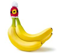 NANA HATS Banana Keeper for Freshness, Banana Cap & Covers, Organic Bananas Storage Solution, Keep Bananas Fresh Longer, Silicone Protector Case for Lunch Box or Kitchen Use, Santa