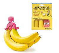 NANA HATS Banana Keeper for Freshness, Banana Cap & Covers, Organic Bananas Storage Solution, Keep Bananas Fresh Longer, Silicone Protector Case for Lunch Box or Kitchen Use,Pirate