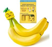 NANA HATS Banana Keeper for Freshness, Banana Cap & Covers, Organic Bananas Storage Solution, Keep Bananas Fresh Longer, Silicone Protector Case for Lunch Box or Kitchen Use,Pirate