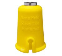 NANA HATS Banana Keeper for Freshness, Banana Cap & Covers, Organic Bananas Storage Solution, Keep Bananas Fresh Longer, Silicone Protector Case for Lunch Box or Kitchen Use, Yellow-Silicone-1 Pack