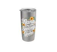 Nana is My Name Spoiling is My Game Stainless Steel Insulated Tumbler