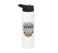 Nana Knows All The Good Snacks Grandma Stainless Steel Insulated Water Bottle