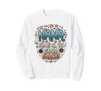Nana Knows All The Good Snacks Grandma Sweatshirt