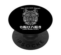 Nana korobi ya oki. Fall seven times, get up eight! Fox God PopSockets Adhesive PopGrip