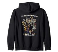 Nana korobi ya oki. Fall seven times, get up eight! Fox God Zip Hoodie
