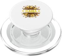 Nana Mother's Day Leopard Sunflower Butterflies Lover PopSockets PopGrip for MagSafe