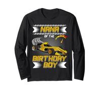 Nana of The Birthday Boy Race Car Party Family Matching Long Sleeve T-Shirt