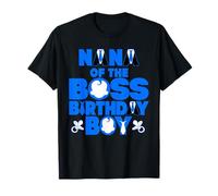 Nana of The Boss Birthday Boy Baby Family Party Decoration T-Shirt