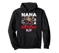 Nana of the Boy Birthday Little Ninja Crew Party Kid Dabbing Pullover Hoodie