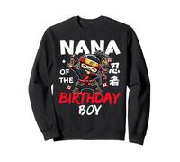 Nana of the Boy Birthday Little Ninja Crew Party Kid Dabbing Sweatshirt