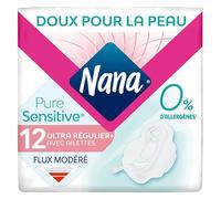 Nana PureSensitive Ultra Normal Plus Sanitary Towels with Wings - Pack of 4