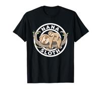 Nana Sloth Family Matching Zoo Nana To Be Granny Cute Sloth T-Shirt