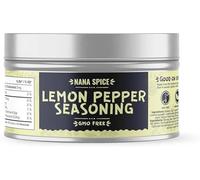 Nana Spice Lemon Pepper Spice Blend 140g | Zesty Lemon & Cracked Pepper Seasoning for Cooking, Grilling & Marinades | All-Purpose Spice Mix for Chicken, Fish & Vegetables