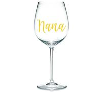 Nana - Vinyl Sticker Decal Transfer Label for Wine Glasses, Mugs, Bottles, Gift Bag, Box, New Baby, Family (Small - 3cm Tall Capital Letter Height, Black)