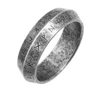 Nanafast Viking Ring for Men, Celtic Knot Rings for Men Women, Stainless Steel Celtic Ring, Retro Norse Runes Band Ring Jewelry for Men Women, Metal, No Gemstone