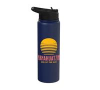 Nanahuatzin Aztec God of the Sun Stainless Steel Insulated Water Bottle