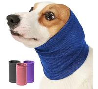 Nanaki Dog Calming Hoodie Head Cover Sleeves - Quiet Ear Covers Hood for Noise, The Grooming and Force Drying Head Protection for Anxiety Relief and Calming Dog Neck and Ear Warmer Blue