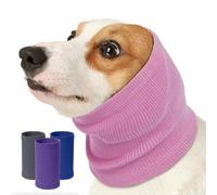 Nanaki Dog Hood Calming Ear Wrap, Quiet Dog Headband Dog Head Cover Snood Dog Ear Fireworks Muffs, The Grooming and Force Drying Pet Ear Protector for Anxiety Relief Calming Dog Ear Covers for Noise