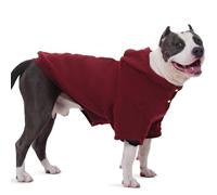 Nanaki Dog Hoodie XL Sweatshirt Dual Leash Hole-Warm Soft Hoodie for Dogs Hooded Fleece Sweater for Boys Girls,Beagle,Border Collie, Pet Sweatshirts Winter Clothes Jackets Jumpsuit Halloween Christmas