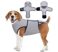 Nanaki Dog Surgery Recovery Suit-Body Suits After Surgery, Dog Spay Recovery Suit Female Male Neuter, Abdominal Wounds Bandages, E-Collar Alternative Prevent Licking, Soft Protective Pet Pajamas, L