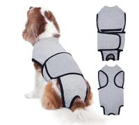 Nanaki Recovery Suit for Dogs-Onesie for Surgery Male Female Spay/Neuter, Bodysuit Abdominal Wounds Bandages,E-Collar Alternative Prevent Licking, Soft Protective Post-Op Wear Pet Pajamas, S