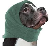 Nanaki Soft Dog Calming Hoodie Anxiety Relief Dog Ear Muffs Noise Protection Dog Ear Wrap Hematoma Fireworks Dog Ear Cover for Bath Blow Drying Dog Head Cover Noise Cancelling Sleep Help Headband