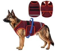 Nanaki Soft Dog Calming Vest-Thunder Vest for Dogs Fireworks,Thunderstorm,Separation-Adjustable Dog Stress and Anxiety Relief Coat for Travel,Car Rides,Vet&Grooming Visits,Fear&Over-Excitement Navy,L