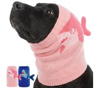 Nanaki Soft Dog Ear Muffs Noise Protection for Thunder Fireworks Dog Ear Cover for Grooming Bath,Comfort Calming No Shake Ear Wraps for Dogs Hematoma,Snoods for Eating Drinking with Cute Shark