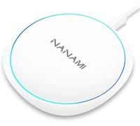 NANAMI Wireless Charger for iPhone and Samsung - 10W Max Qi-Certified Fast Charging Pad for Galaxy S25 Ultra S24 FE Plus S23 S22 S21 S20 S10 S9 S8 and iPhone 17 16 15 14 13 12 11 Xs XR X New Airpods